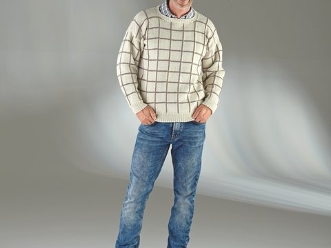 Strickanleitung Herrenpullover "Melazzo" 756146