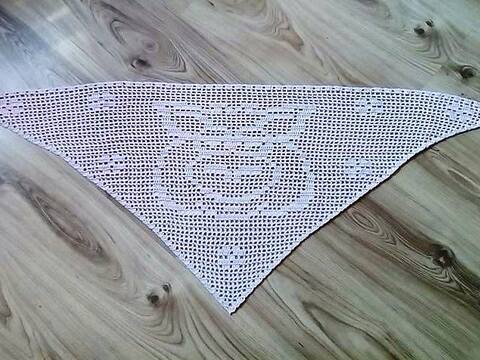 Motivtuch: Schwein (Häkelanleitung)