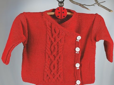Strickanleitung Kleinkinderjacke "Piano" 756022