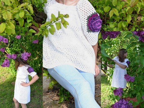 Häkelanleitung * Tunika oder Kleid * Gr. 98 - 140