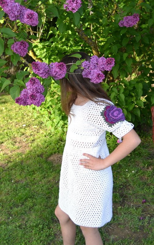 Häkelanleitung * Tunika oder Kleid * Gr. 98 - 140 - Bild 6