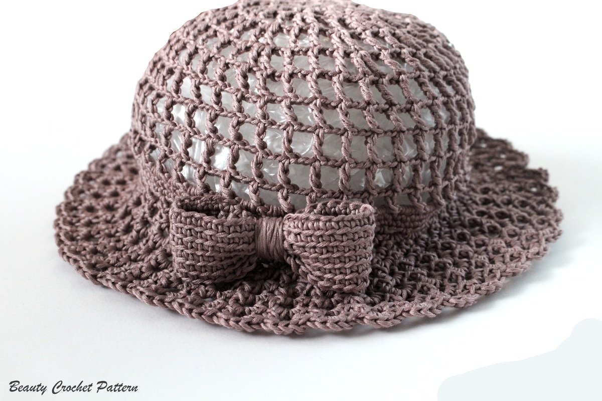 Sun Brim Hat with a Bow - Image 4