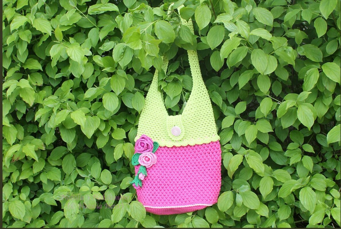 Sommer- & Einkaufstasche "La vie en a Rose" - Bild 3