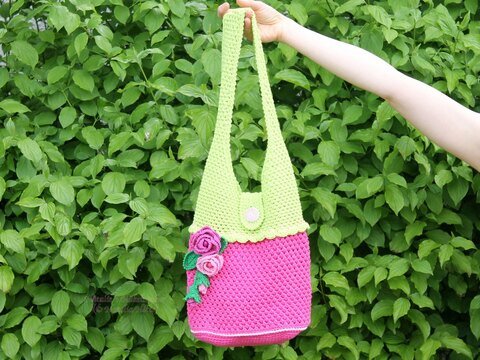 Sommer- & Einkaufstasche "La vie en a Rose"