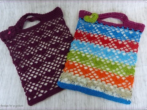 "Tasca" Einkaufsnetz - ein Herz für die Umwelt - Häkelanleitung