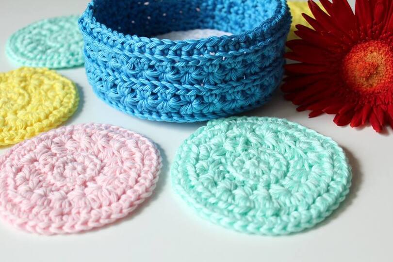 "eine runde Sache" gehäkeltes Körbchen