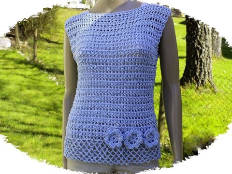 Tunika  Sommertop  häkeln