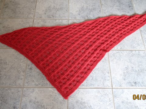 Asymmetrisches Tuch Eva