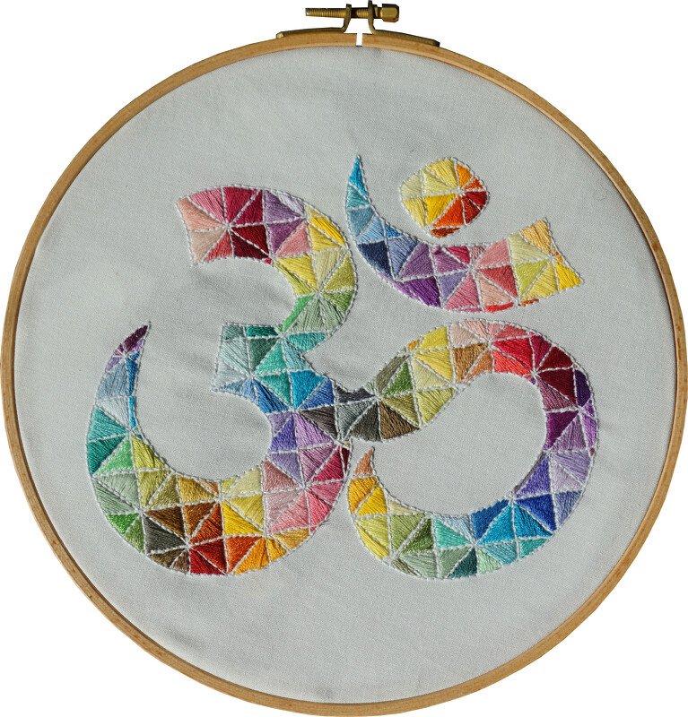Stickmuster und Anleitung "Om_Karma"