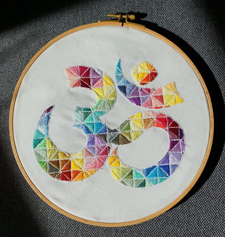 Stickmuster und Anleitung "Om_Karma" - Bild 2