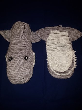 Crochet pattern Shark oven gloves/potholders