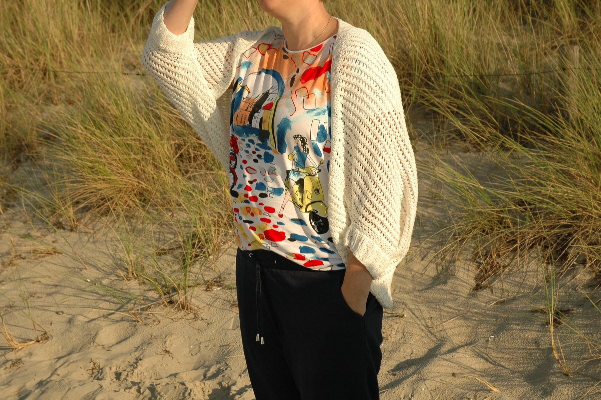 PDF Strickanleitung für einen Seelenwärmer / Weste im Lochmuster - Bild 6