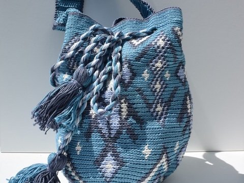 Wayúlia Umhängetasche gehäkelt, Solpador