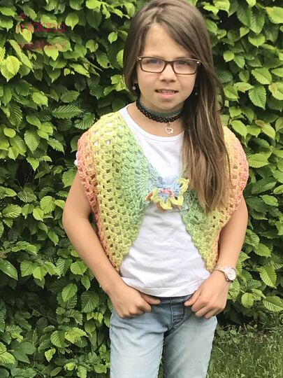 Weste Regenbogen Shenna