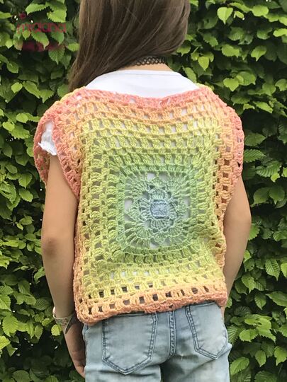 Weste Regenbogen Shenna