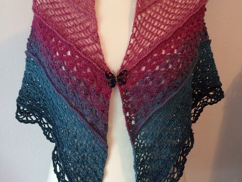 Traumwelten - Häkeltuch im Mustermix