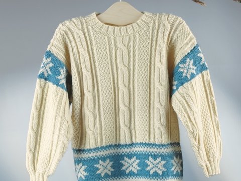 Strickanleitung Kinderpullover "Ideal" 756126