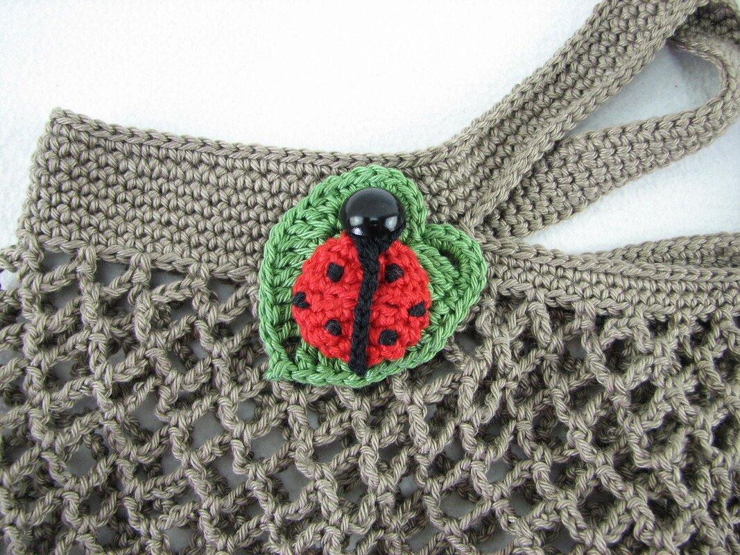 Häkelanleitung Einkaufsnetz "Swirl"