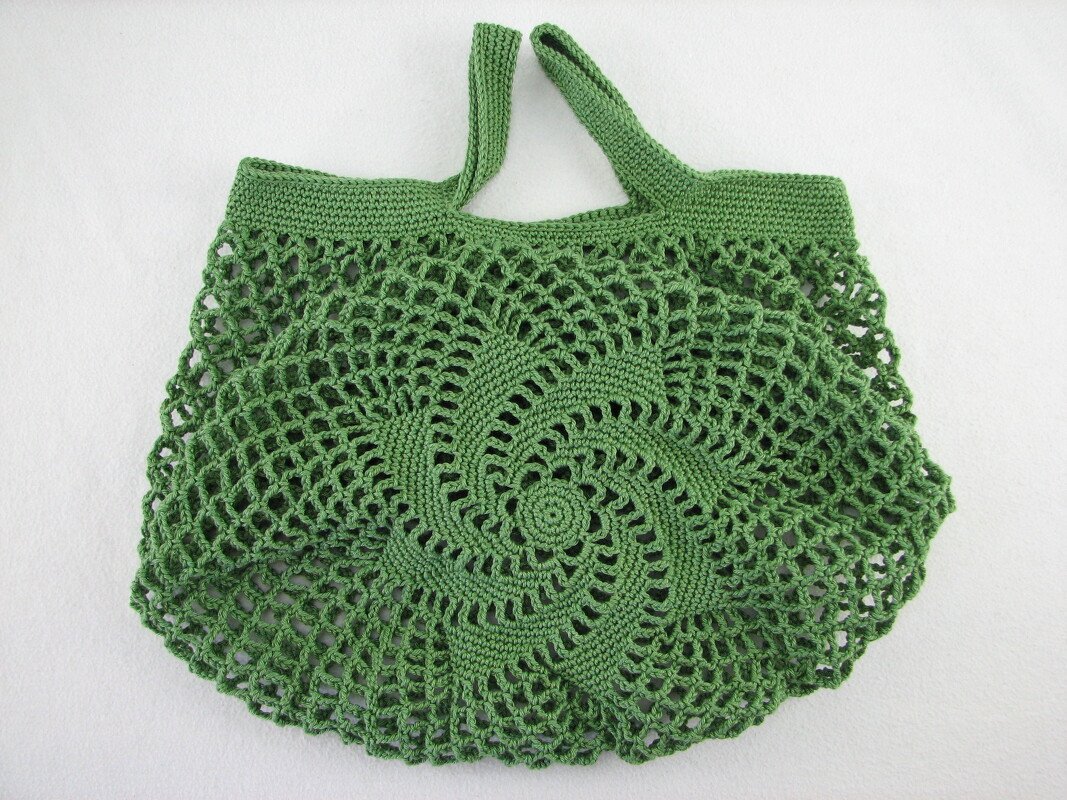 Häkelanleitung Einkaufsnetz "Swirl" - Bild 5