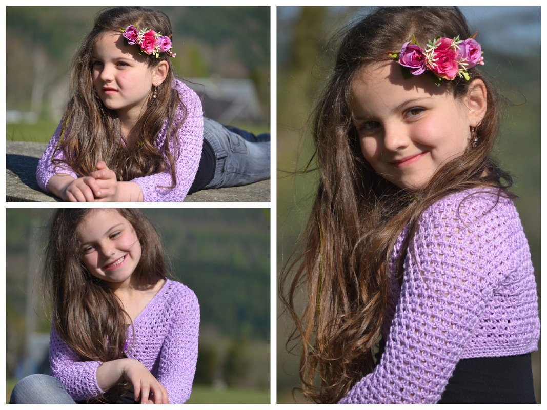 - LENI - Bolerojäckchen, Blumenmädchen, ab 74- 56 Damengröße, kurz oder langarm, elegant oder casual Look