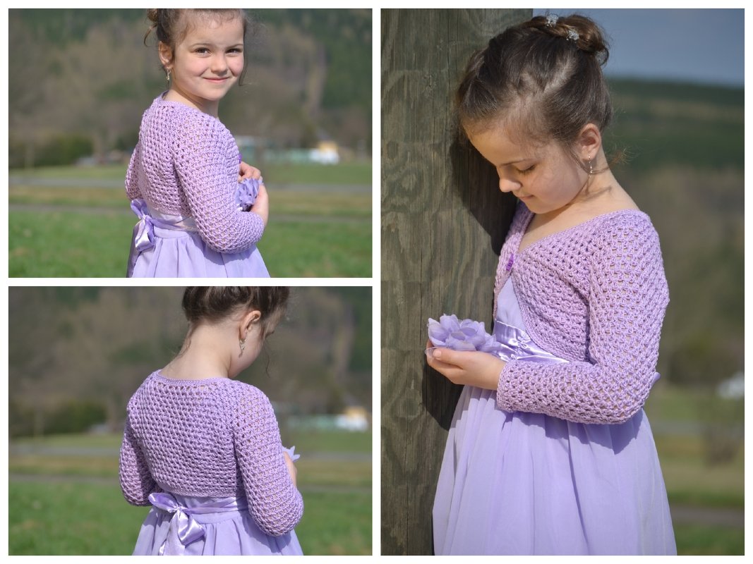 - LENI - Bolerojäckchen, Blumenmädchen, ab 74- 56 Damengröße, kurz oder langarm, elegant oder casual Look - Bild 2