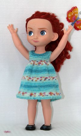 Knitting Pattern for Cute Sundresses for Disney Animators' dolls (16