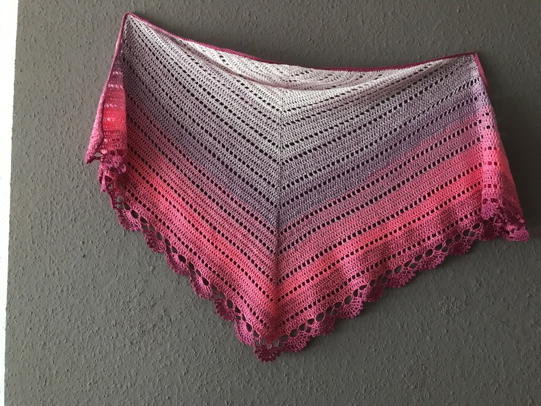 Häkelanleitung für ein Dreieckstuch