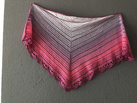 Häkelanleitung für ein Dreieckstuch