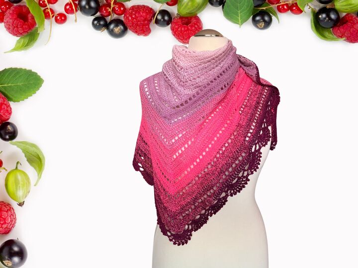 Häkelanleitung für ein Dreieckstuch