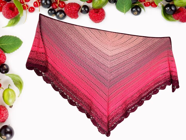 Häkelanleitung für ein Dreieckstuch