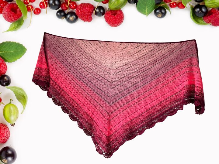 Häkelanleitung für ein Dreieckstuch