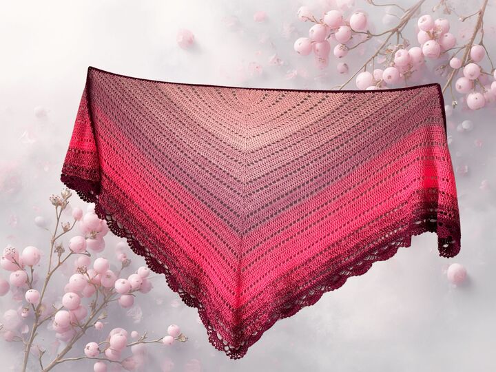 Häkelanleitung für ein Dreieckstuch