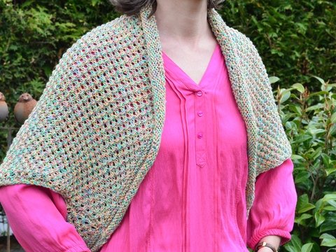 Strickanleitung für Seelenwärmer bunt