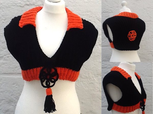 Oberteil LUNA mit Häkelquaste