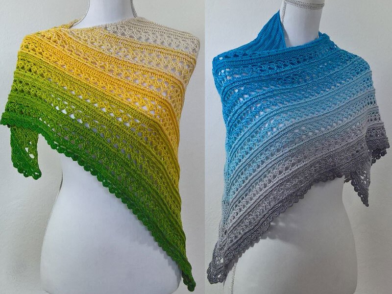 Häkelanleitung Dreieckstuch Hexen - Bild 2