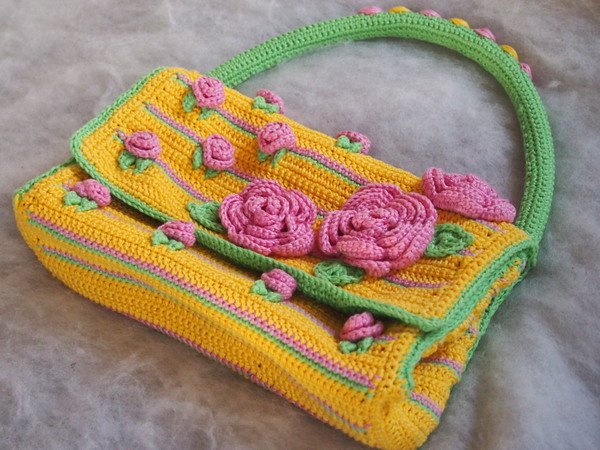 Three Roses' Bag