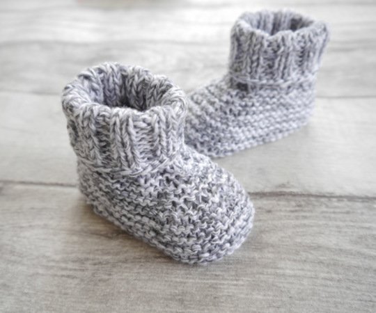 Babyschuhe Stricken Mit Schleifchen Diy