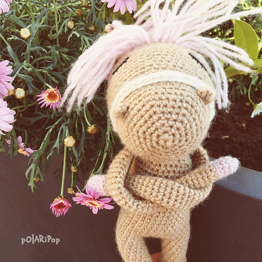 The Nonos • Willy Wont • Amigurumi Pferd Puppe • Häkelanleitung
