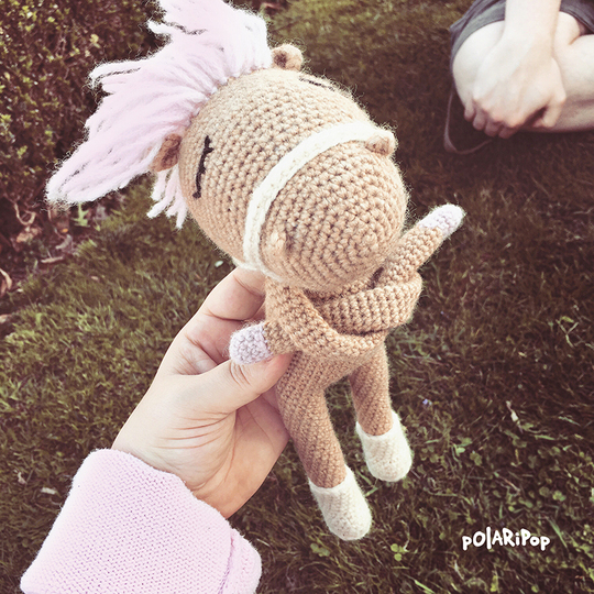 The Nonos • Willy Wont • Amigurumi Pferd Puppe • Häkelanleitung