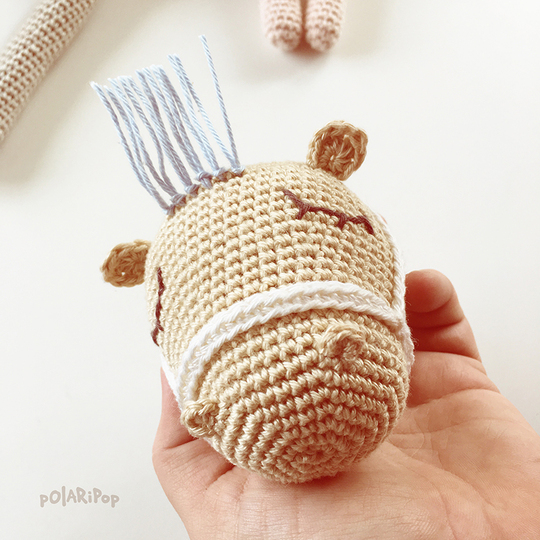 The Nonos • Willy Wont • Amigurumi Pferd Puppe • Häkelanleitung