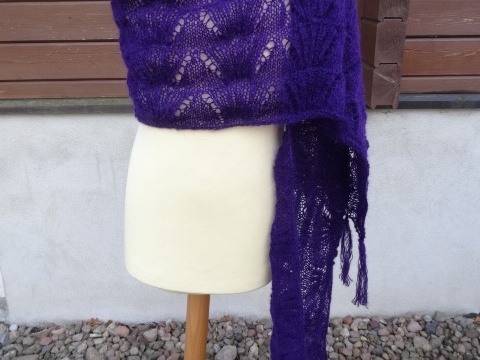 Strickanleitung für eine dekorative Stola