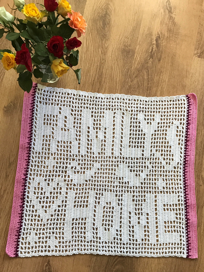 Tischläufer Family Home/Größe individualisierbar