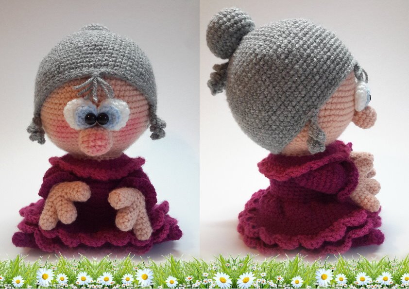 Häkelanleitung Omi Kobold, Amigurumi - Bild 3