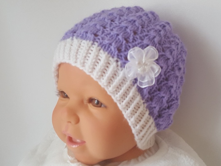 Strickanleitung Baby-Set, Baby-Söckchen und Babymütze, Ajour, ca. 3 - 8 Monate