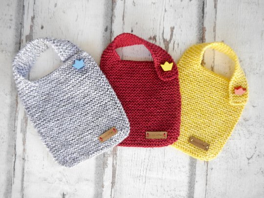 Knitting Pattern – BABY BIB basic – No.168E-2