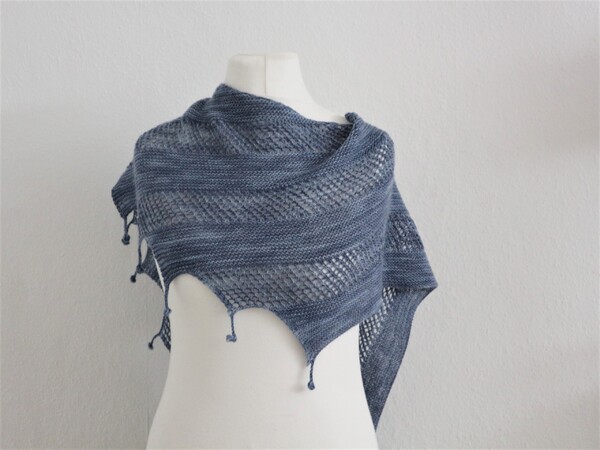 Shawl knitting pattern "Zibba"