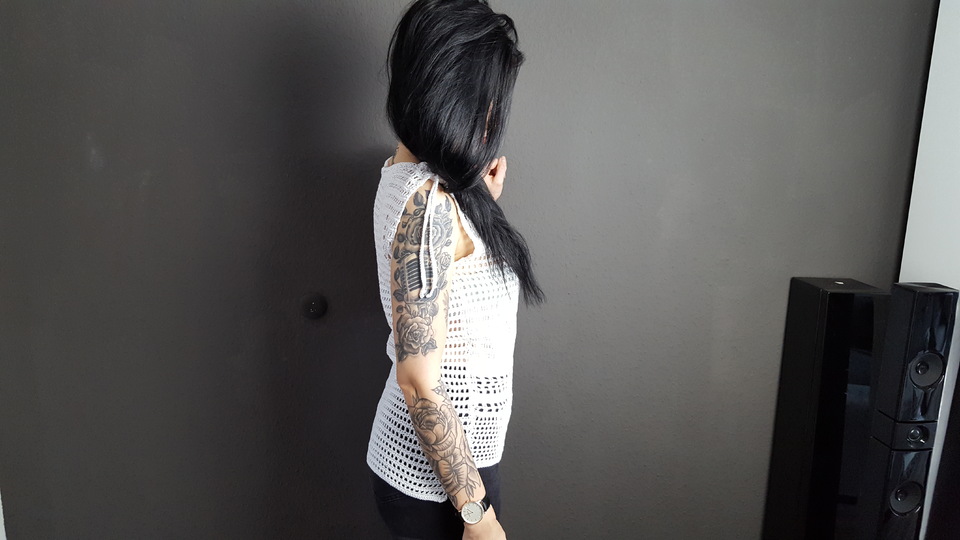 76 Häkelanleitung Sommertop Laura  xs - xl