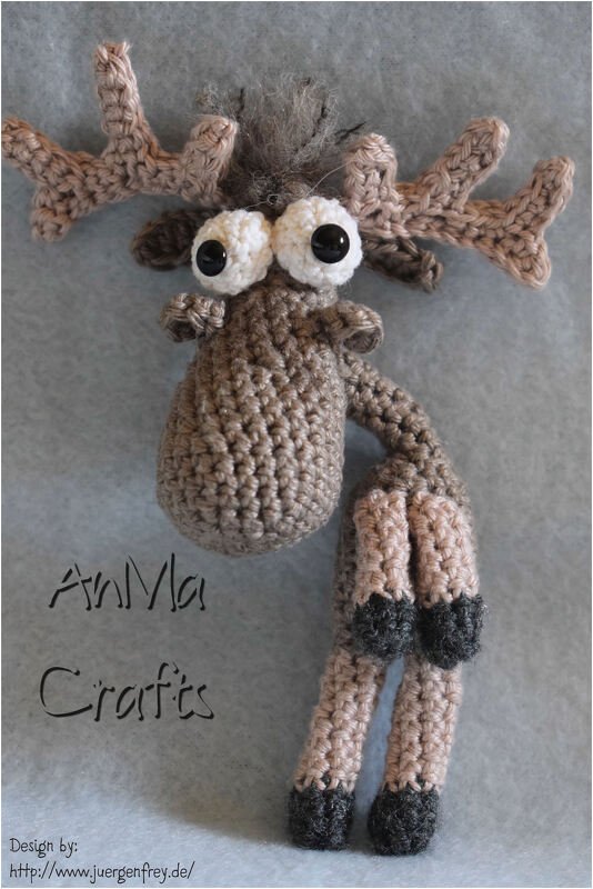 kostenlose Häkelanleitung: Der Elch - Bild 3