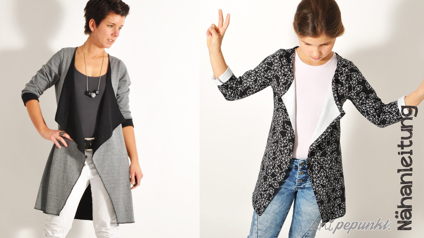 eBOOK SET # 87+92 "CHILL.jacke + 4Teenies" Mutter-/Kind-Kombi