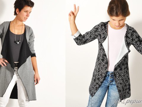 eBOOK SET # 87+92 "CHILL.jacke + 4Teenies" Mutter-/Kind-Kombi